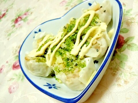 焼売ｄｅ❤ツーンと味わう青のりマヨ辛子醤油焼き❤